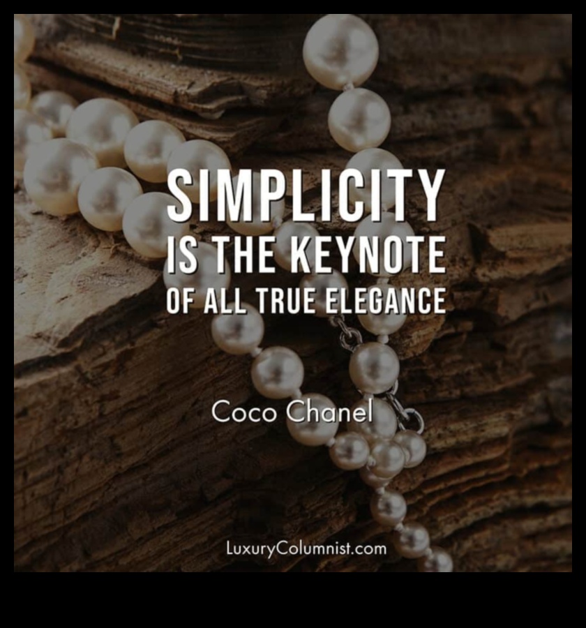 Εκλεπτυσμένη απλότητα: Μαργαριτάρια που καθορίζουν την τάξη