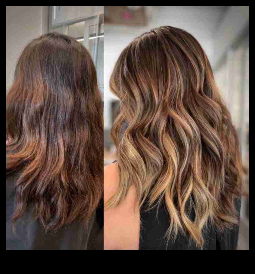 Μελαχρινή Balayage Bliss: Sun-Kissed Highlights για φυσική εμφάνιση