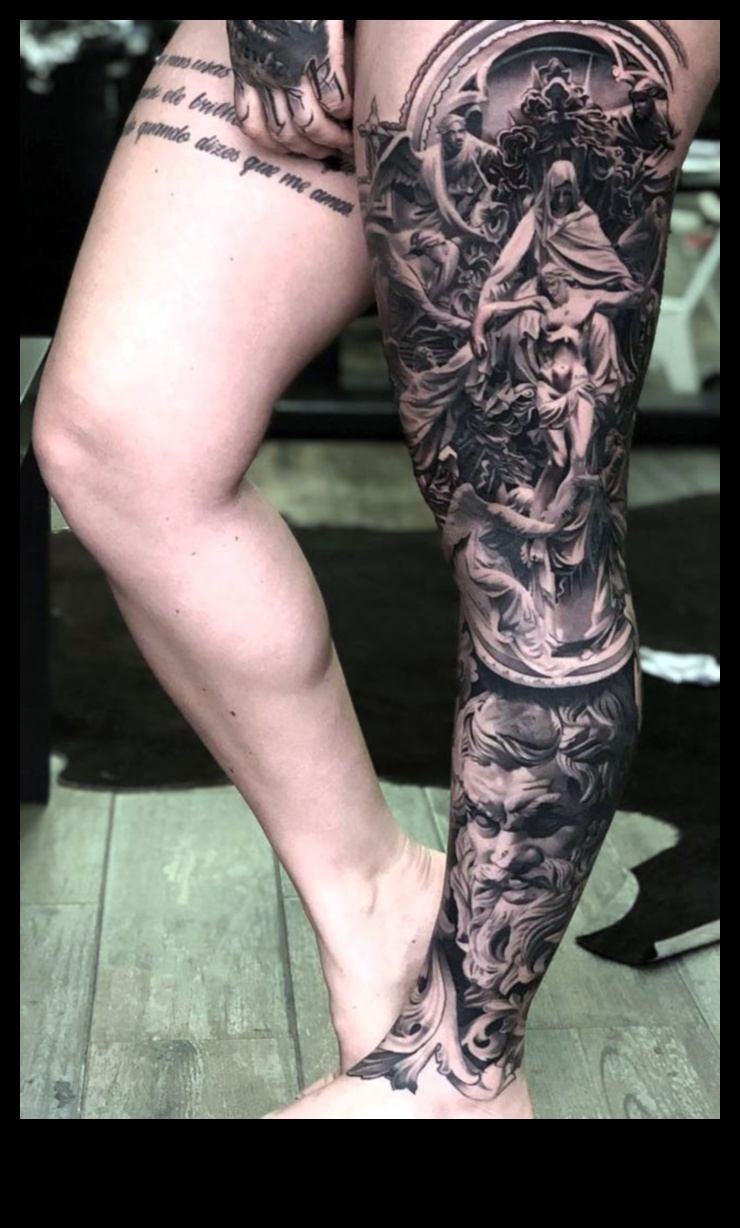 Legends in Ink: Craftsmanship Unveiled on Your Lower Limbs