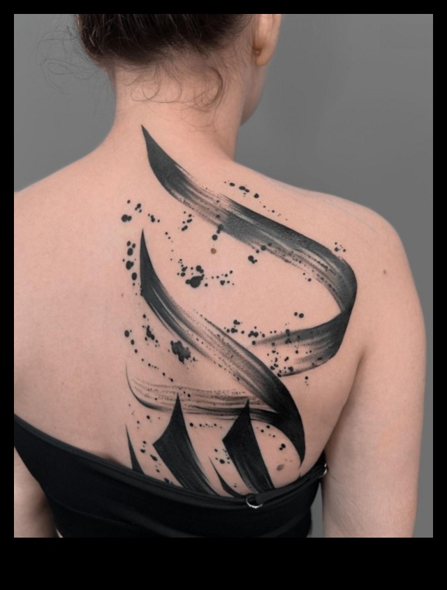 Abstract Inkscapes: Unconventional Tattoo Design Inspirations
