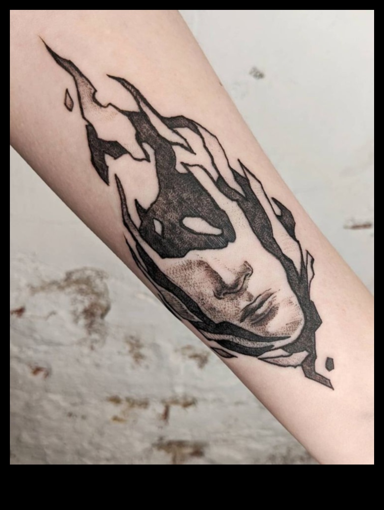 Abstract Inkscapes: Unconventional Tattoo Design Inspirations