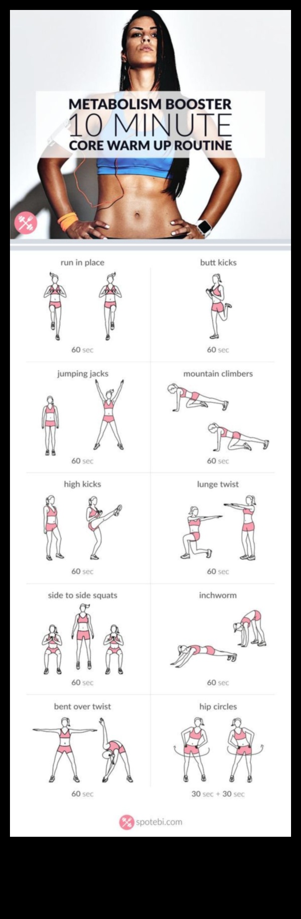 Κάντε την καρδιά σας να δυναμώνει με αυτό το κύκλωμα προθέρμανσης 10 λεπτών 1 Warm-Up Circuit Challenge: Περιστροφικές ασκήσεις για ολοκληρωμένη εκκίνηση